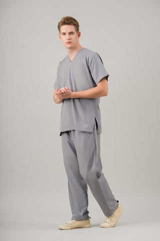 Grey Owl  Scrub Set - Basic Luxury