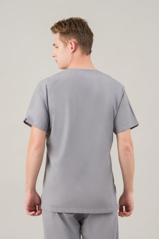 Grey Owl  Scrub top - Basic Luxury