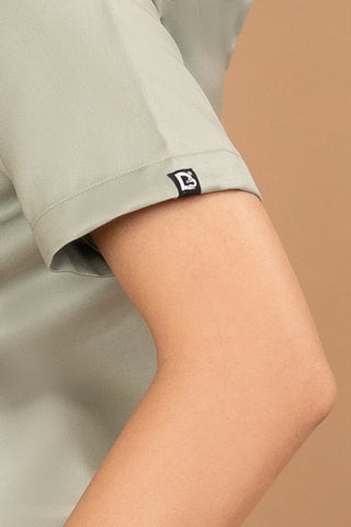 Pistachio Green Scrub Top  - Butter Bliss