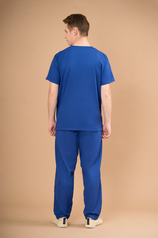 Royal Blue Scrub Set - Basic Luxury