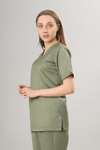 Sage Green Scrub Top - Butter Bliss