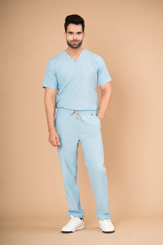 Baby Blue Scrub Set - Crème Comfort