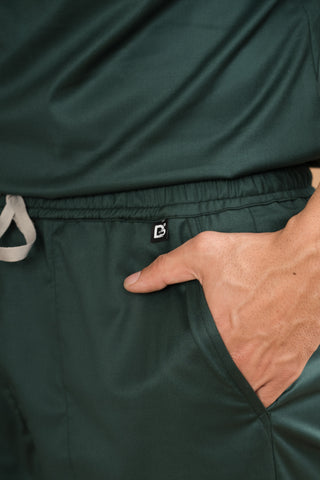 Forest Green Scrub Set- Crème Comfort