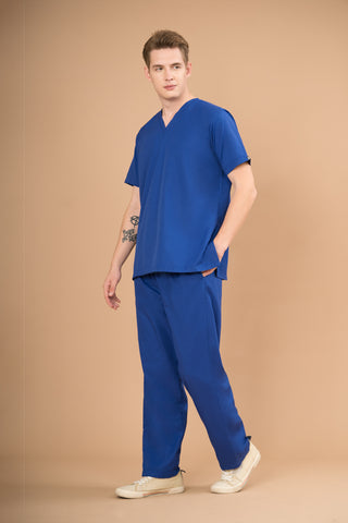 Royal Blue Scrub Set - Basic Luxury