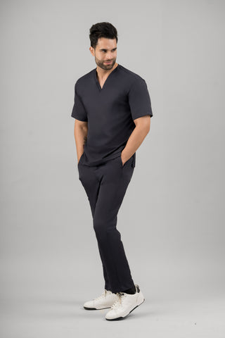Midnight Blue  Scrub Set- Crème Comfort