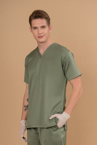 Sage Green Scrub top- Butter Bliss