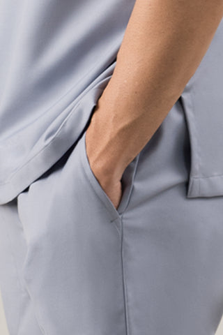 Steel blue Scrub Set- Crème Comfort
